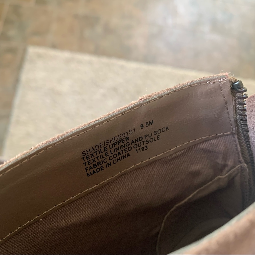 Steve Madden 9.5 block heels boots taupe - Picture 2 of 5
